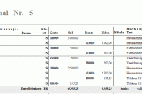 Buchungsjournal